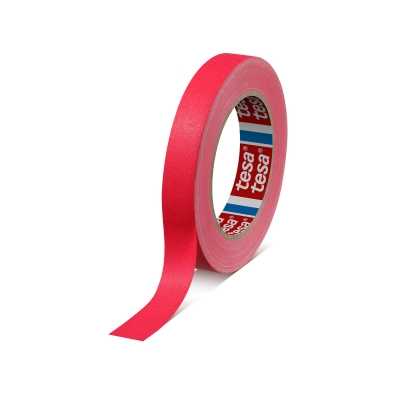 Neon Pink Tape tesa® 4671 High-Visibility Cloth Tape 25mm x 25m