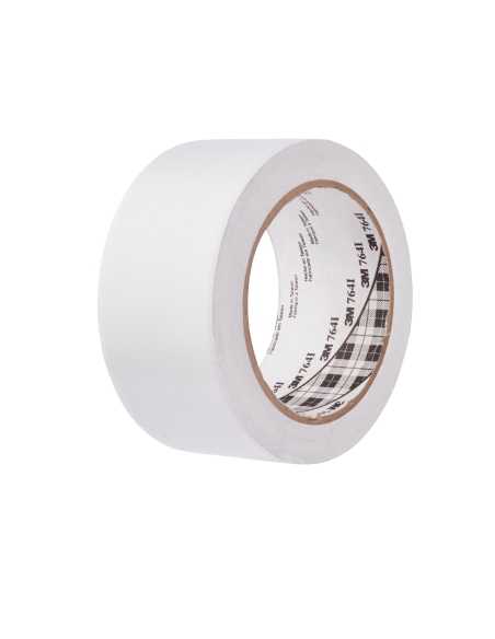 3M™ 764 General Purpose Vinyl Lane Marking Tape 50mm x 33 metres - Colour: White - Pit garage - workshop tape