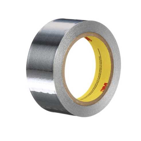 Heat Resistant Aluminium Tape - 3M 431 Aluminium Foil Tape - 50mm x 55m