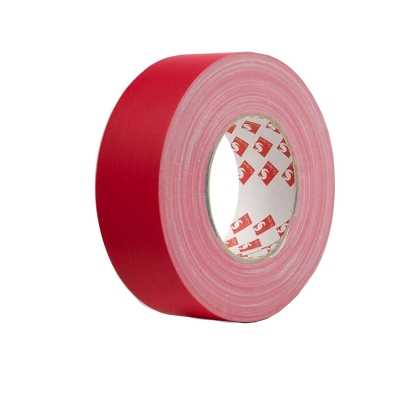 Scapa 3101 Cloth Tape - Size: 50mm x 50m - Colour: Red - Duct Tape - Waterproof Tape - Motorsport - Gaffer Tape - Stage Tape