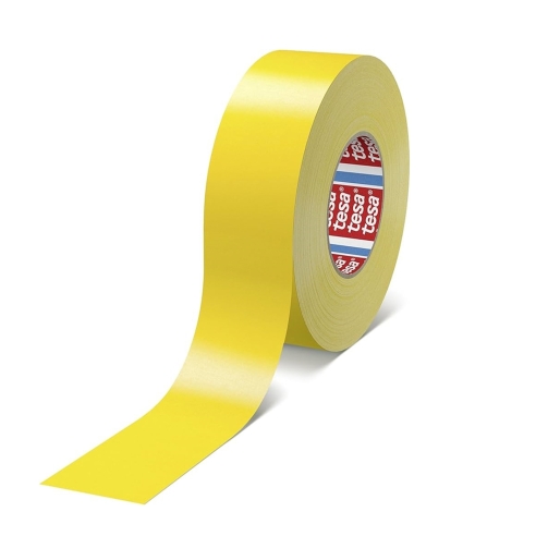 tesa® 4651 Premium Cloth Tape 50mm x 50m - Colour: Yellow - Duct Tape - Camera Tape - Tank Tape - Waterproof Tape - Motorsport