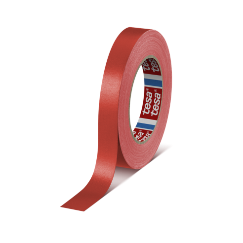 tesa® 4671 Heavy Duty Cloth Tape 25mm x 50m - Red - Gaffer Tape - Duct Tape