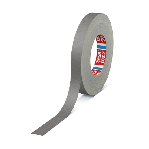 tesa® 4671 Heavy Duty Cloth Tape 25mm x 50m - Grey - Gaffer Tape - Duct Tape - Camera Tape