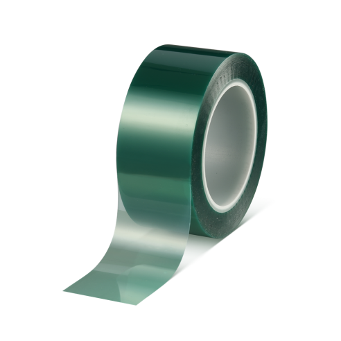 tesa® 50600 Standard Green Polyester/Silicone Masking Tape - 50mm - Powder Coating - Motorsport Masking