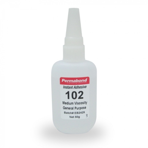 Permabond® 102 General Purpose Cyanoacrylate Adhesive - Super Glue - 50g Bottle - Fast bonding - Household & general repairs