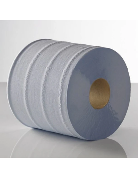 Sirius Professional Blue Centrefeed 2 Ply Paper Tissue 166mm x 150m - 6 Roll Pack