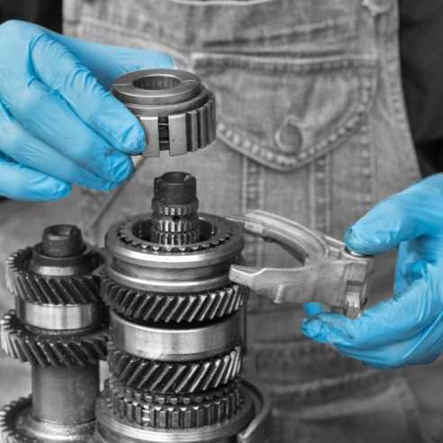 Bodyguards GL895 Blue Nitrile Powder Free Disposable Glove - Medium - Size 8 - Mechanic