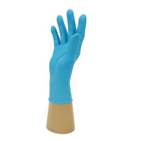 Bodyguards GL895 Blue Nitrile Powder Free Disposable Glove - Large - Size 9