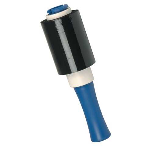 Black Protection Wrap - Handy Wrap Protection - 100mm x 150m - Tyre Wrap - Steering wheel protection