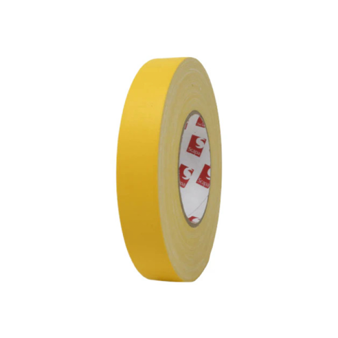 Scapa 3120 Cloth Tape Size: 25mm x 50m - Colour: Yellow - Duct Tape - Camera Tape - Tank Tape - Waterproof Tape - Motorsport