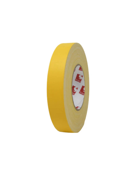 Scapa 3120 Cloth Tape Size: 25mm x 50m - Colour: Yellow - Duct Tape - Camera Tape - Tank Tape - Waterproof Tape - Motorsport