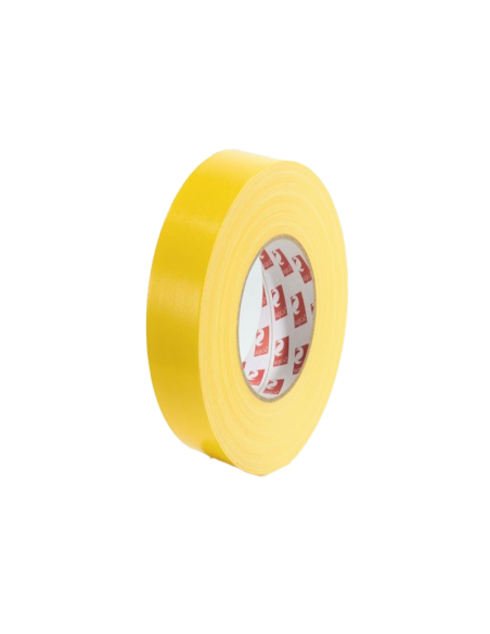 Scapa 3120 Cloth Tape Size: 25mm x 50m - Colour: Yellow - Duct Tape - Camera Tape - Tank Tape - Waterproof Tape - Motorsport