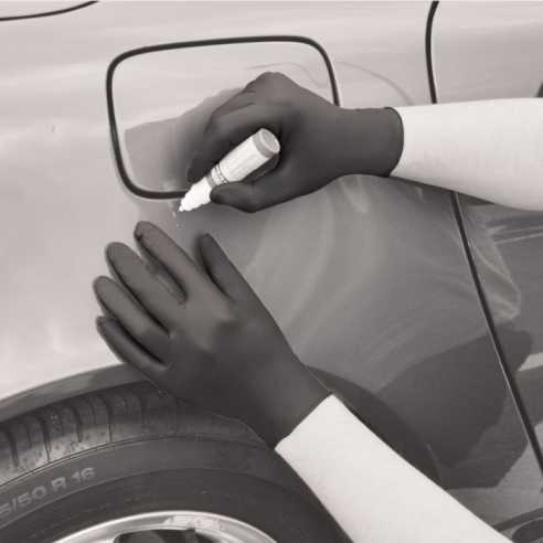 Disposable Nitrile Gloves XL - Bodyguards GL896 Black Nitrile Powder Free Disposable Glove - Large - Size 9