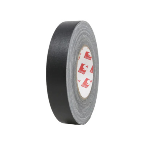 Scapa 3101 Waterproof Cloth Tape - Black - 25mm x 50m - Duct Tape - Camera Tape - Tank Tape - Waterproof Tape - Motorsport