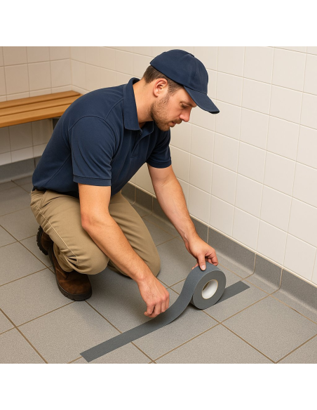 3M Safety Walk Tape 300 – Grey Anti-Slip Tape - 102mm x 1m - Wet Area Grip Tape 3M Safety Walk Tape 300 – Grey Anti-Slip Tape - 102mm x 1m - Wet Area Grip Tape