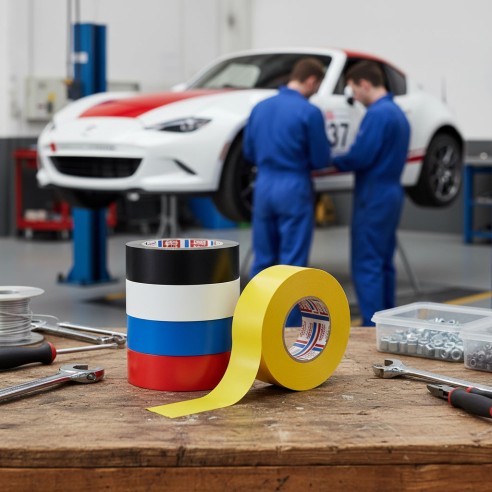 Tesa 4651 Premium Cloth Tape 25mm x 25m - Black