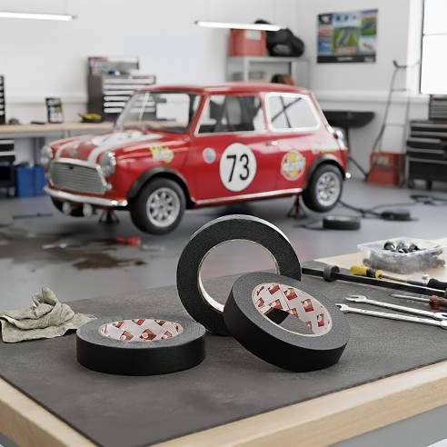 Scapa 3101 Waterproof Cloth Tape 25mm x 50m -...