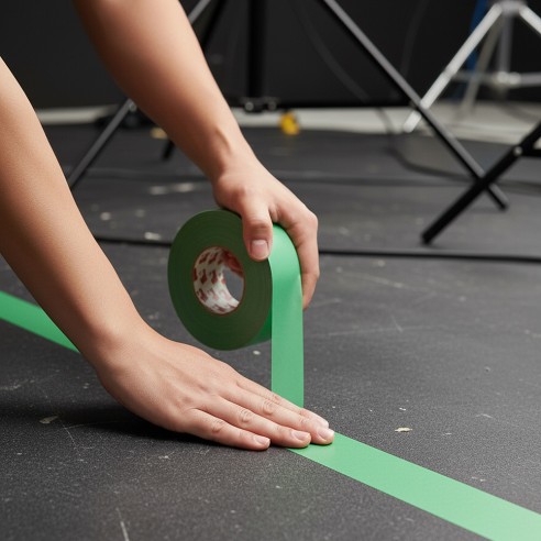 Scapa 3130 Chromakey Green Gaffer Tape - 50mm x...