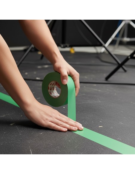 Scapa 3130 Chromakey Green Gaffer Tape - 50mm x 50m