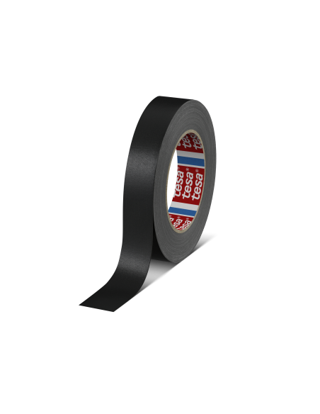 Tesa 4671 Gaffer Tape | 25mm | Heavy Duty Black Cloth Tape- Gaffer Tape - Duct Tape - Camera Tape