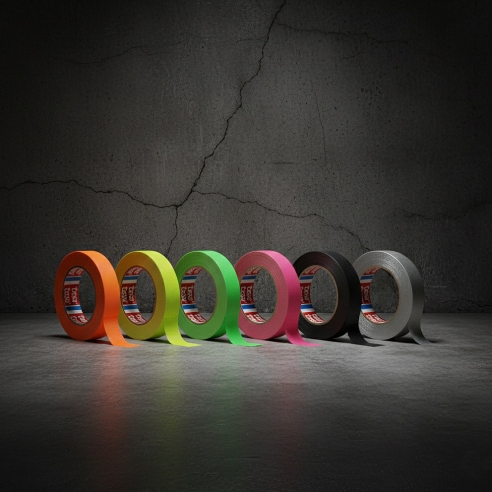 Tesa 4671 Heavy Duty Cloth Tape 25mm x 50m - Black