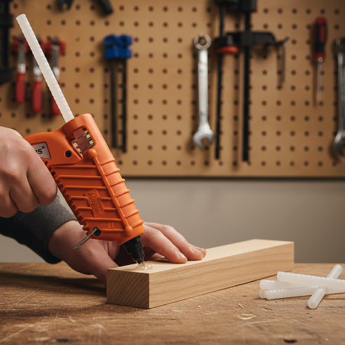 3M 3792 LMQ Hot Melt Adhesive Quadrack Clear Glue Sticks - Bag of 6