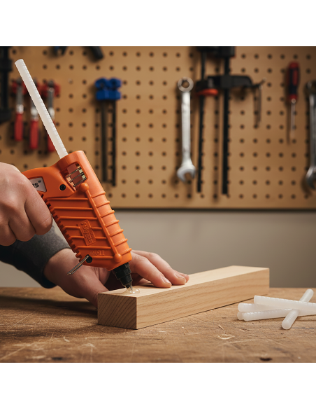 3M 3792 LMQ Hot Melt Adhesive Quadrack Clear Glue Sticks - Bag of 6