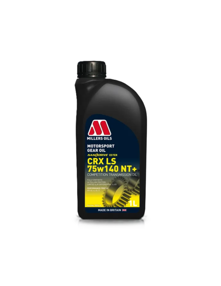 Millers Oils Motorsport Gear Oil CRX LS 75w140 NT+ - 1 Litre
